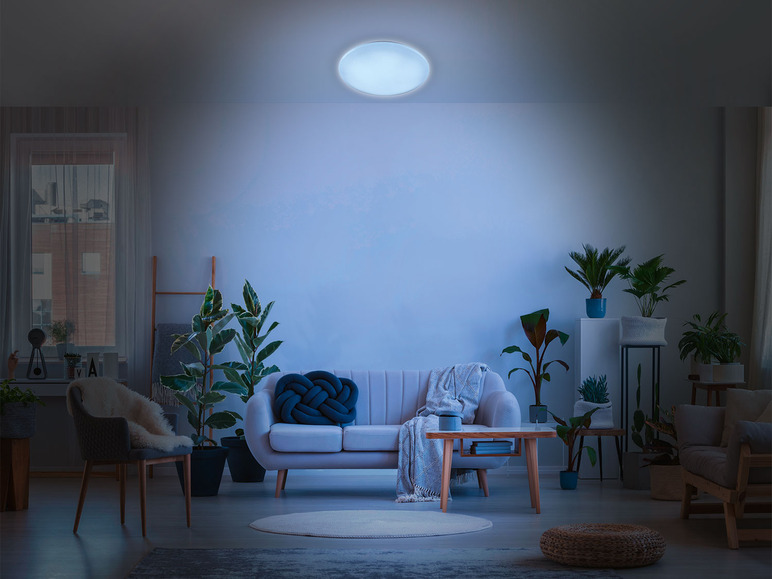Gehe zu Vollbildansicht: Livarno Home Deckenleuchte »Starlight« LED, mit Lichtfarbensteuerung - Bild 15