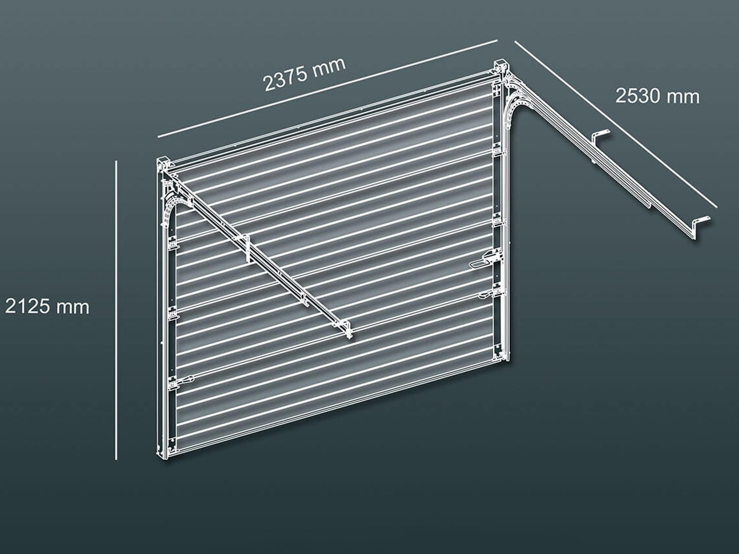 Schellenberg Sektional-Garagentor inkl. Antrieb, mit Korrisionsschutz u