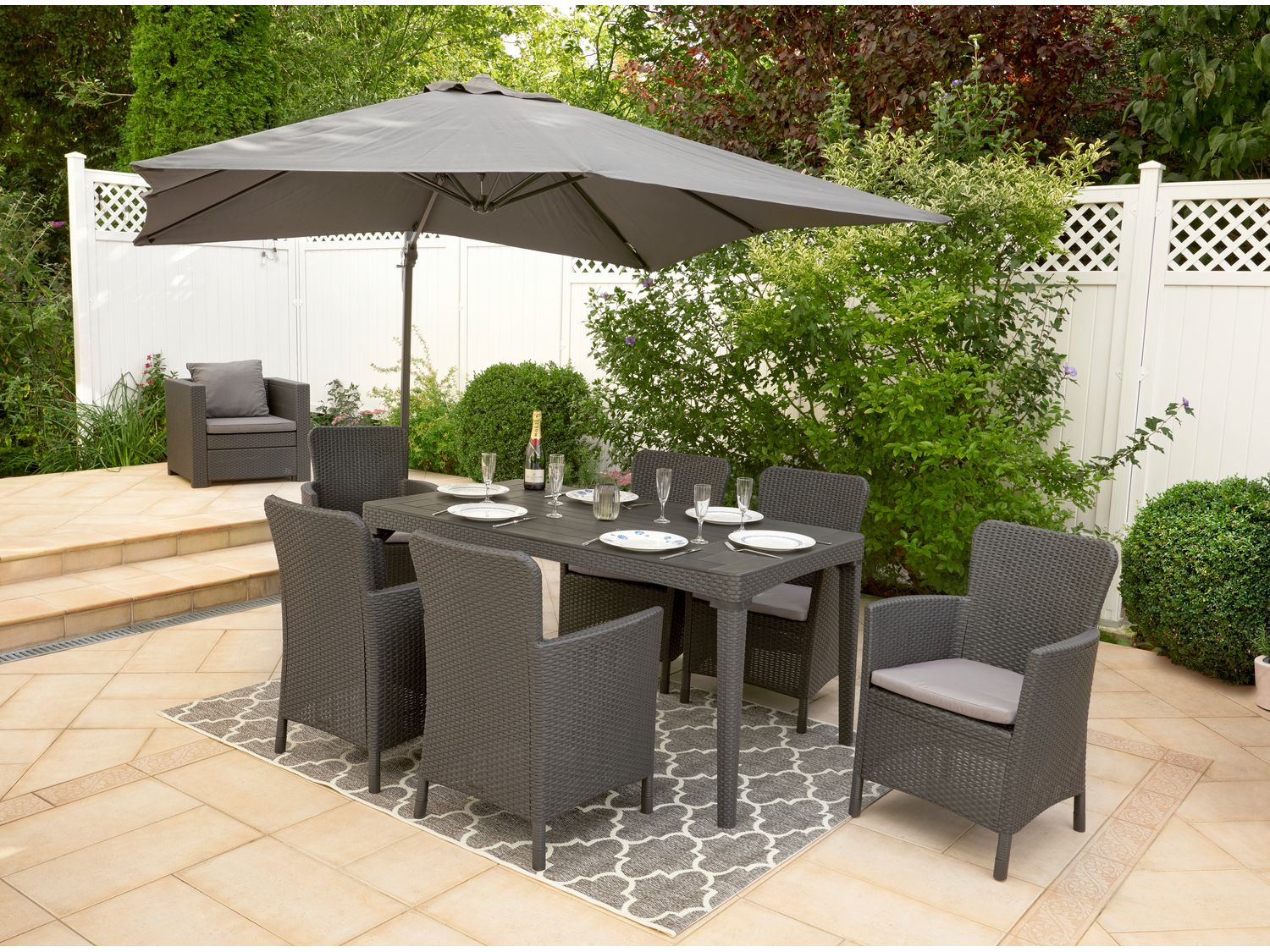 Keter Dining Set GironaMiami Lidl.de