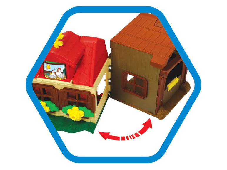 Gehe zu Vollbildansicht: DICKIE Bauspielzeug »Happy Farm House« - Bild 7