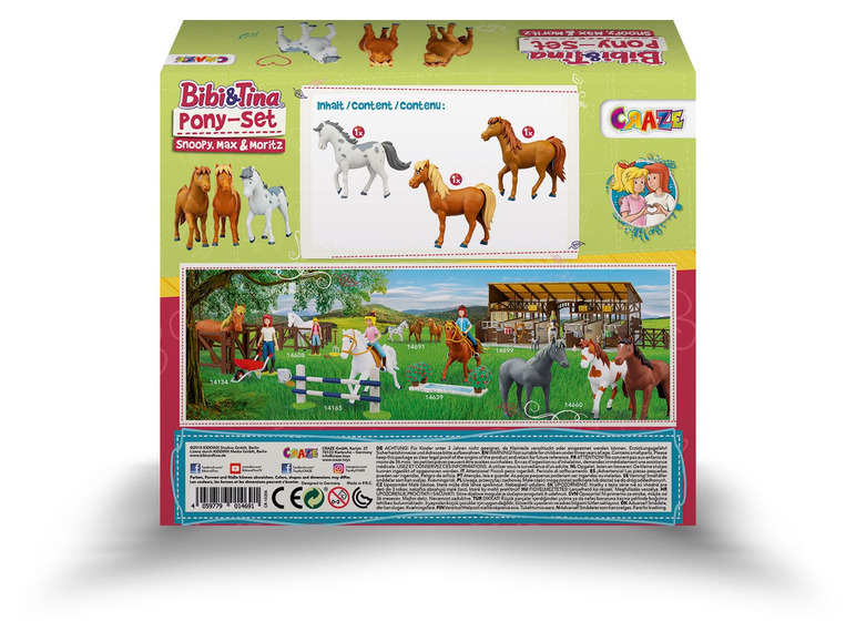 Gehe zu Vollbildansicht: CRAZE Bibi & Tina »Pony-Set«, mit 3 Ponys, ab 3 Jahren - Bild 7