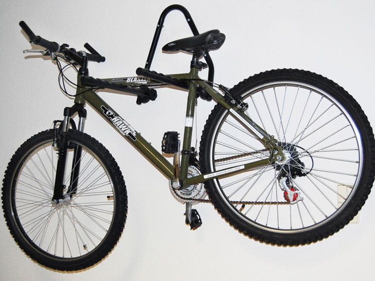 Gehe zu Vollbildansicht: EUFAB Garagen-Wandhalter 3 Fahrräder - Bild 4