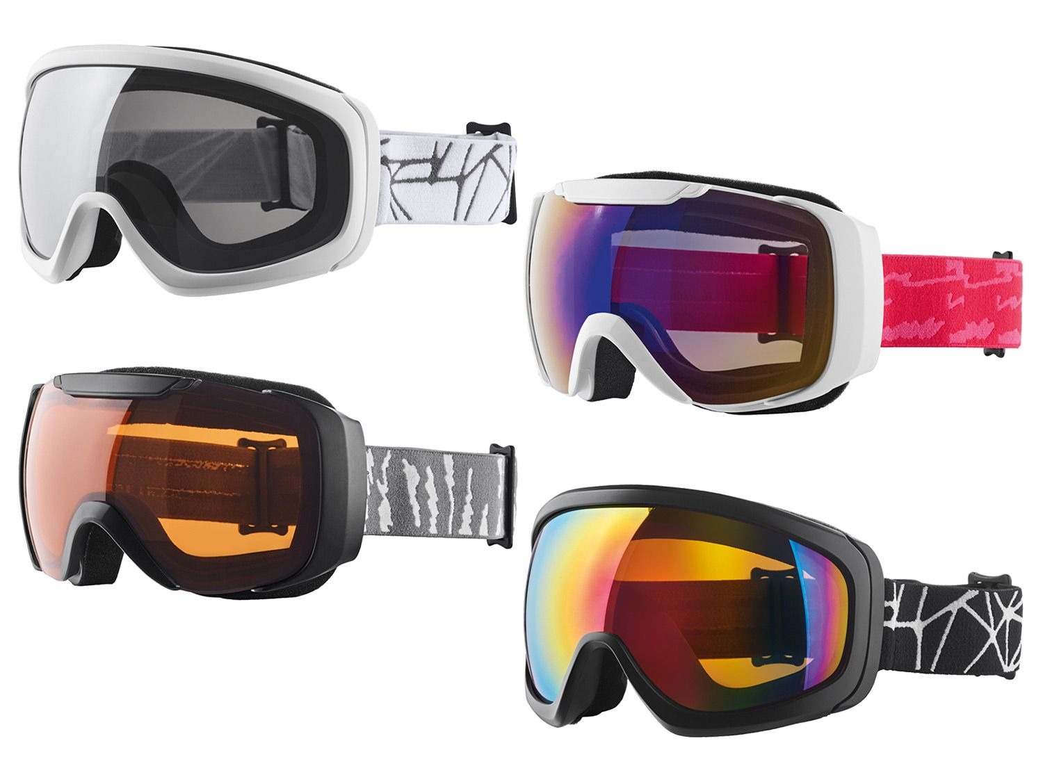 Skibrille HEEZY® Snowboardbrille Ski Snowboard Brille Antifog 347-SBPP 