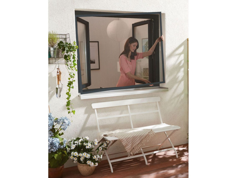 Gehe zu Vollbildansicht: Insektenschutz für Fenster, 130 x 150 cm - Bild 2