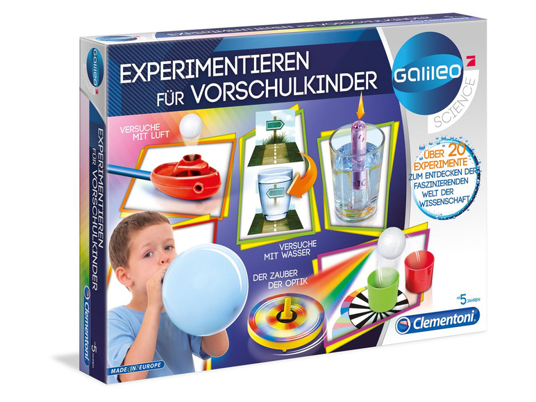 Gehe zu Vollbildansicht: Clementoni Experimentierset »Experimentieren für Vorschulkinder«, ab 5 Jahren - Bild 2