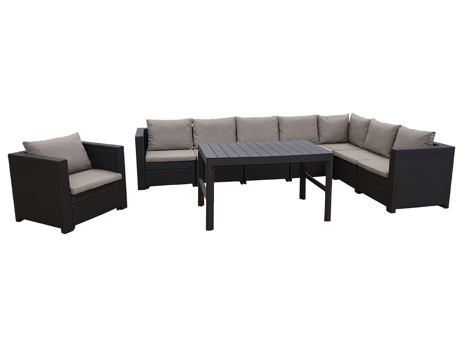 Keter Lounge Set Provence Premium braun - Lidl.de