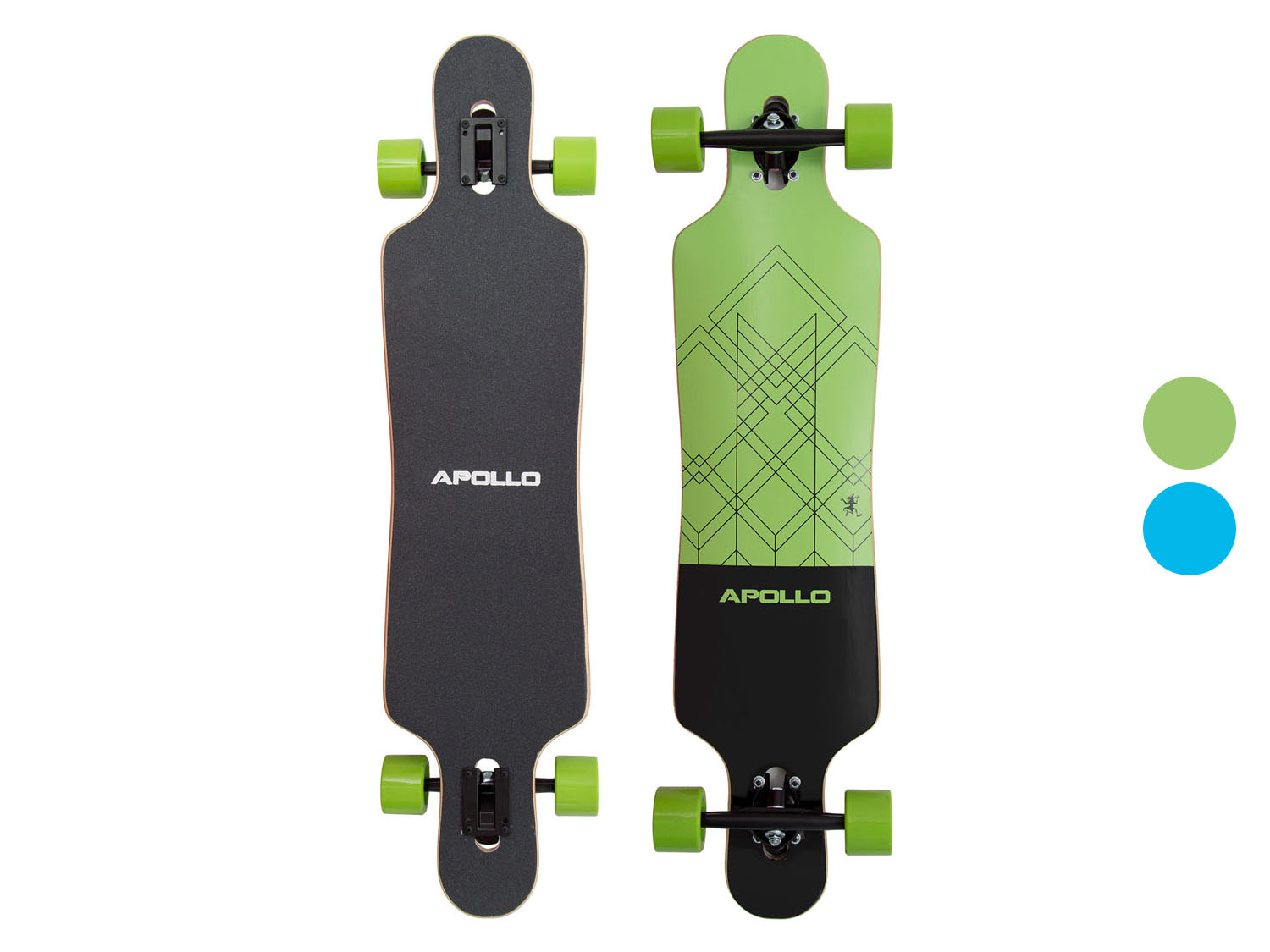 Angebot Lidl Apollo 40 Zoll Longboard, TwinTipShape, mit