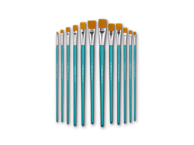 Gehe zu Vollbildansicht: CRELANDO® Pinsel, für Öl- und Aquarellmalerei, aus Nylon - Bild 4