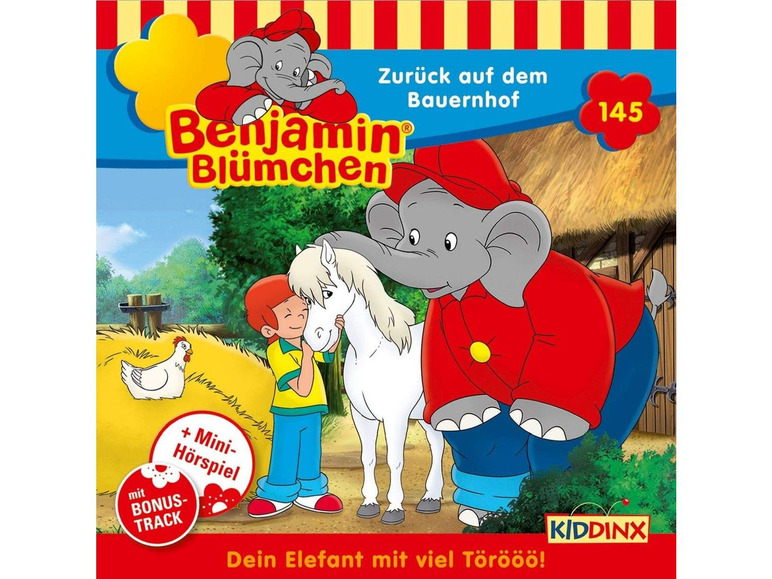 Gehe zu Vollbildansicht: Kiddinx Media GmbH Benjamin Blümchen Folge 145: Zurück auf dem Bauernhof - Bild 1