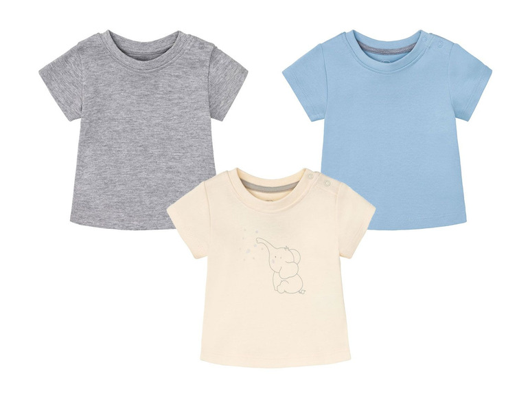 Gehe zu Vollbildansicht: LUPILU® 3 Baby T-Shirts, mit Bio-Baumwolle - Bild 10