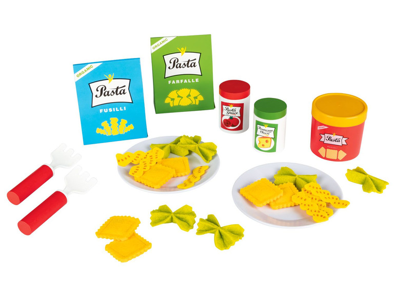 Gehe zu Vollbildansicht: PLAYTIVE® Pasta Set, 27-teilig, mit Echtholzelementen - Bild 1