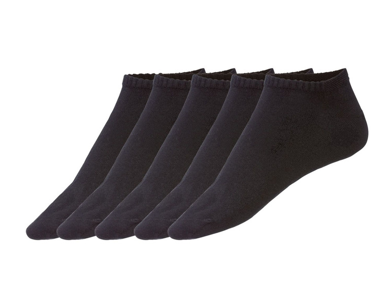 Gehe zu Vollbildansicht: LIVERGY® Sneakersocken Herren, 5 Paar, mit Bio-Baumwolle - Bild 8