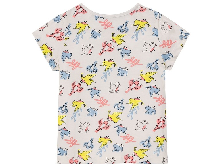 Gehe zu Vollbildansicht: LUPILU® Kleinkinder T-Shirt Mädchen, mit Rüschen oder Häkelspitze, aus reiner Baumwolle - Bild 7