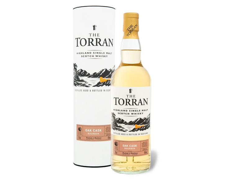 Gehe zu Vollbildansicht: The Torran Highland Single Malt Scotch Whisky 40% Vol - Bild 1