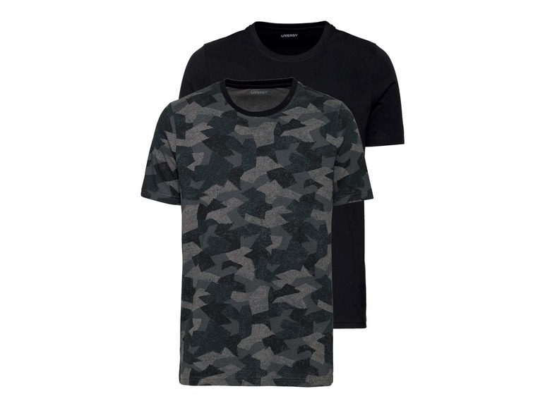 Gehe zu Vollbildansicht: LIVERGY® T-Shirts Herren, 2 Stück, aus Baumwolle - Bild 12