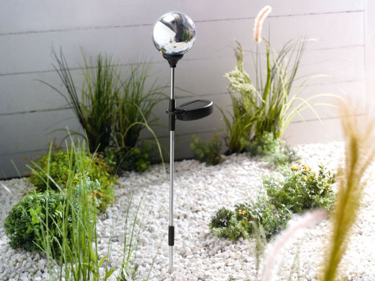 Gehe zu Vollbildansicht: MELINERA® LED-Gartenstecker, mit Solarmodul - Bild 6