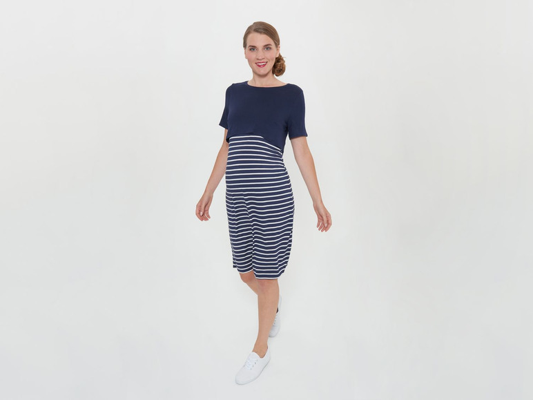 Esmara Damen Umstands Kleid Mit Viskose Lidl De 