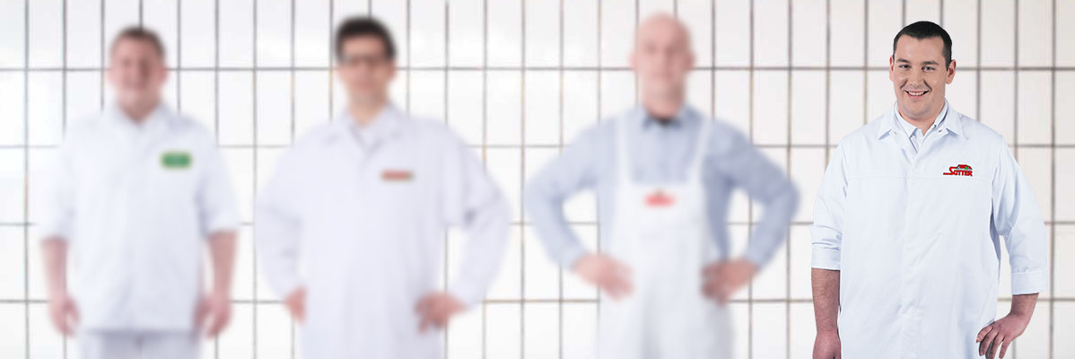 Sotter Arbeitskleidung und Schürzen für Metzger.