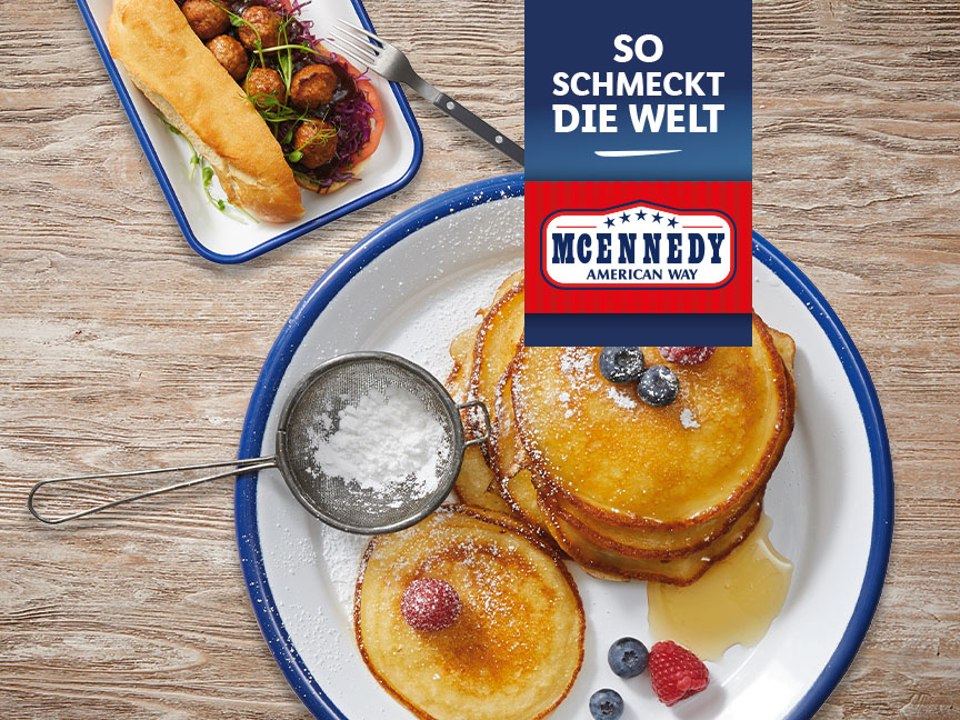 Frühstück nach amerikanischer Art