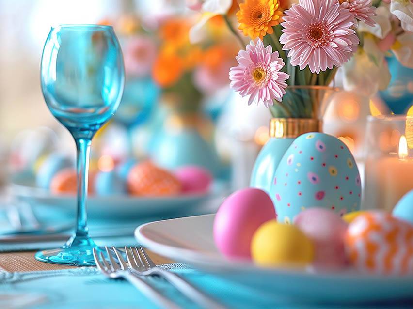 Schöne Ostertafel