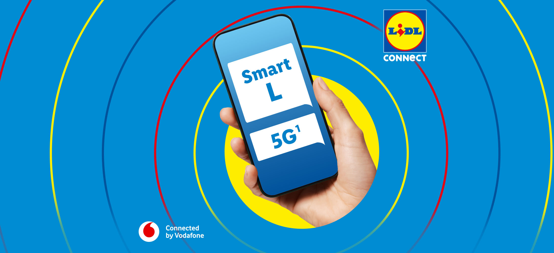 Lidl Connect Smart L 5G(1) Tarif auf Vodafone Netz.