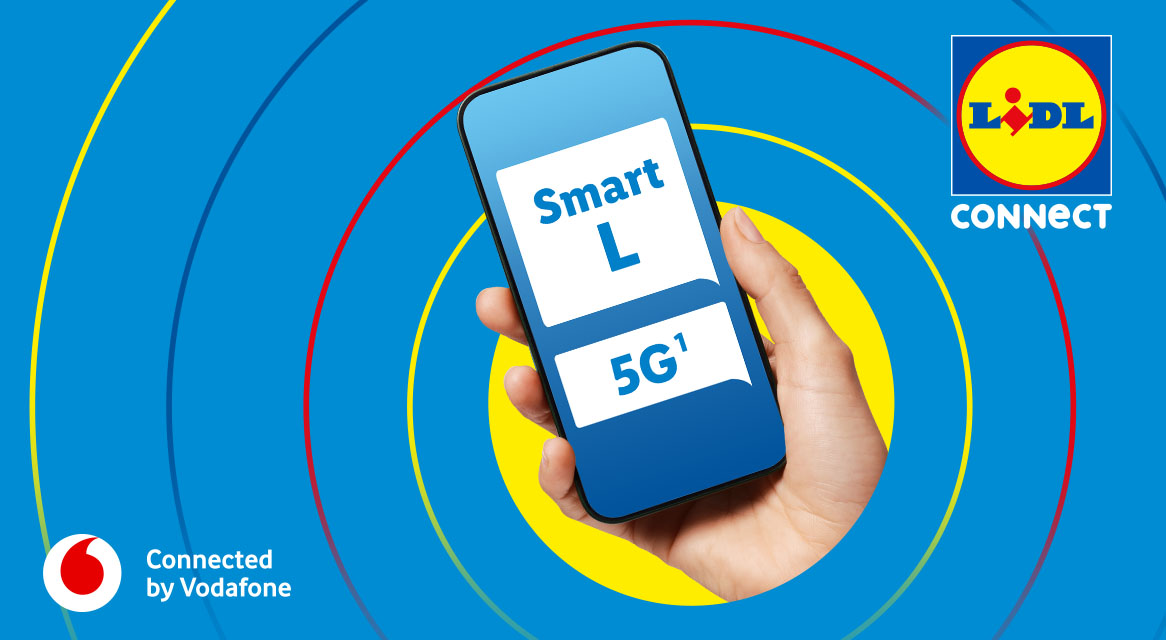 Lidl Connect Smart L 5G(1) Tarif auf Vodafone Netz.