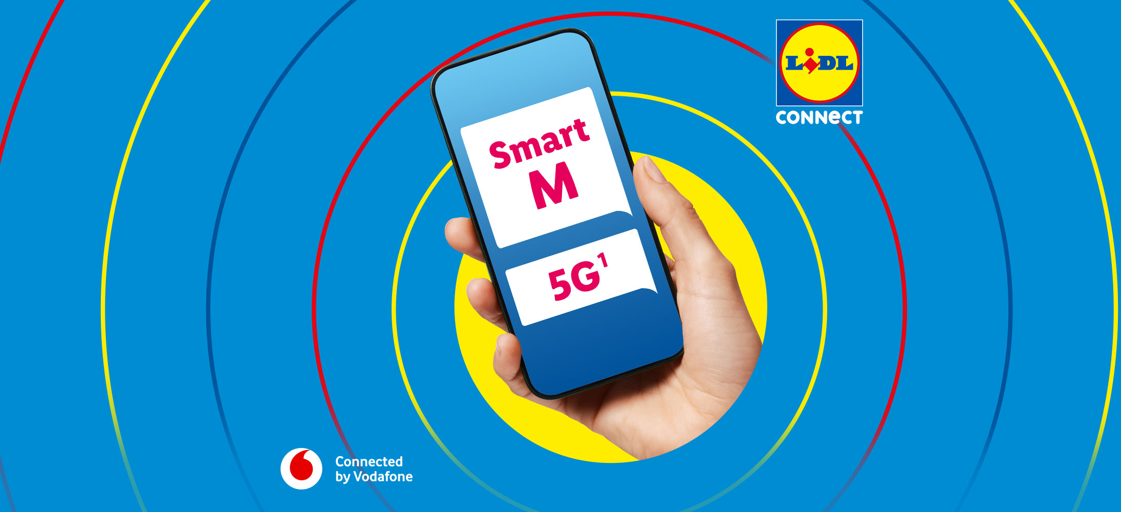 Lidl Connect Smart M 5G(1) Tarif auf Vodafone Netz.