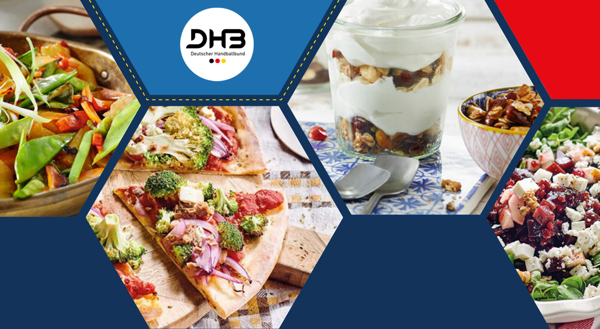 Pizza, Salat und Joghurt: gesunde und leckere Rezepte.