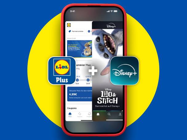 Disney+ zum Bestpreis lohnt sich. (30) 4.99 Euro statt 5.99 Euro. 1 € mit Lidl Plus sparen.