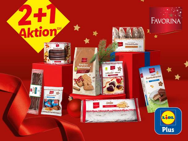 Mit Lidl Plus bei Favorina sparen? Lohnt sich! Ab Sonntag, 2.11. 2+1 Aktion (32d)