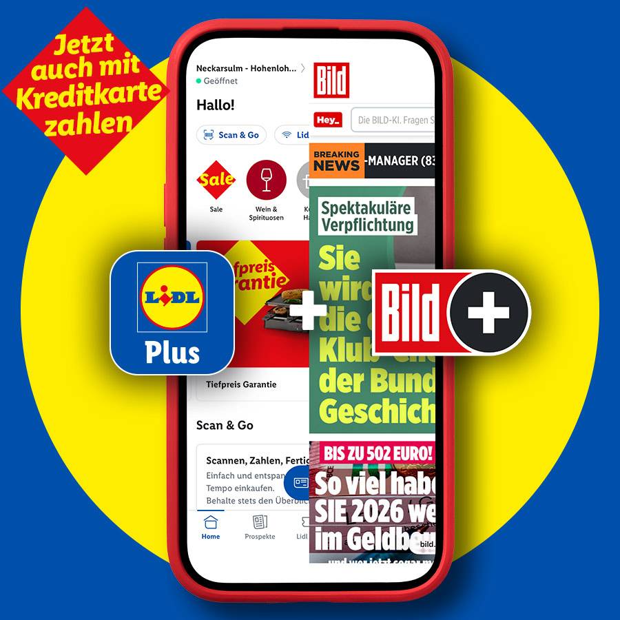 Jetzt auch mit Kredikarte zahlen.