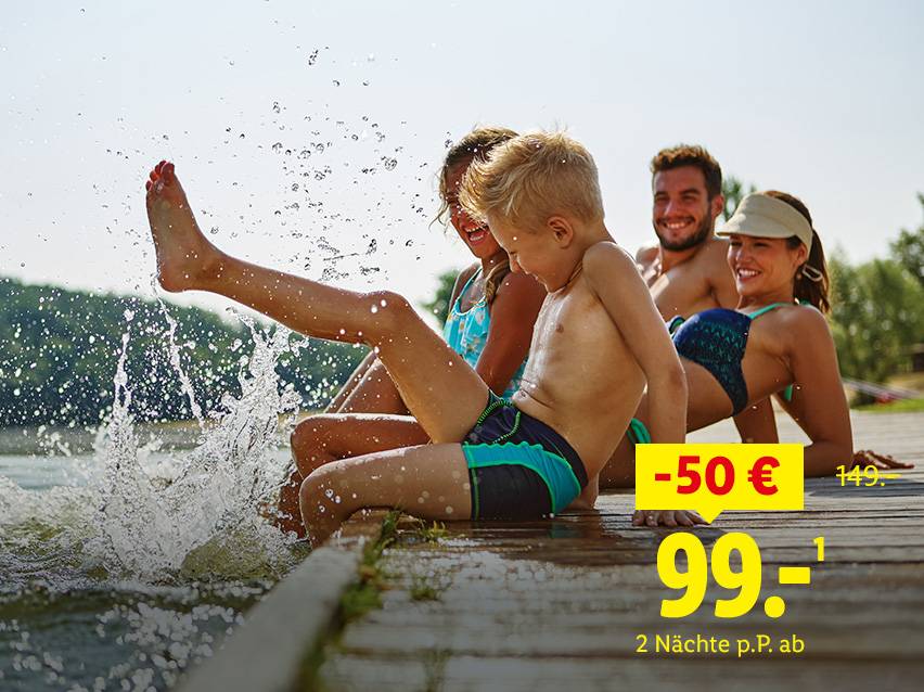 Mit Reisen & Experiences Familienurlaub ab 99€ für das Feriendorf am Maltschacher See buchen. Mehr Urlaub & maximales Familienglück.