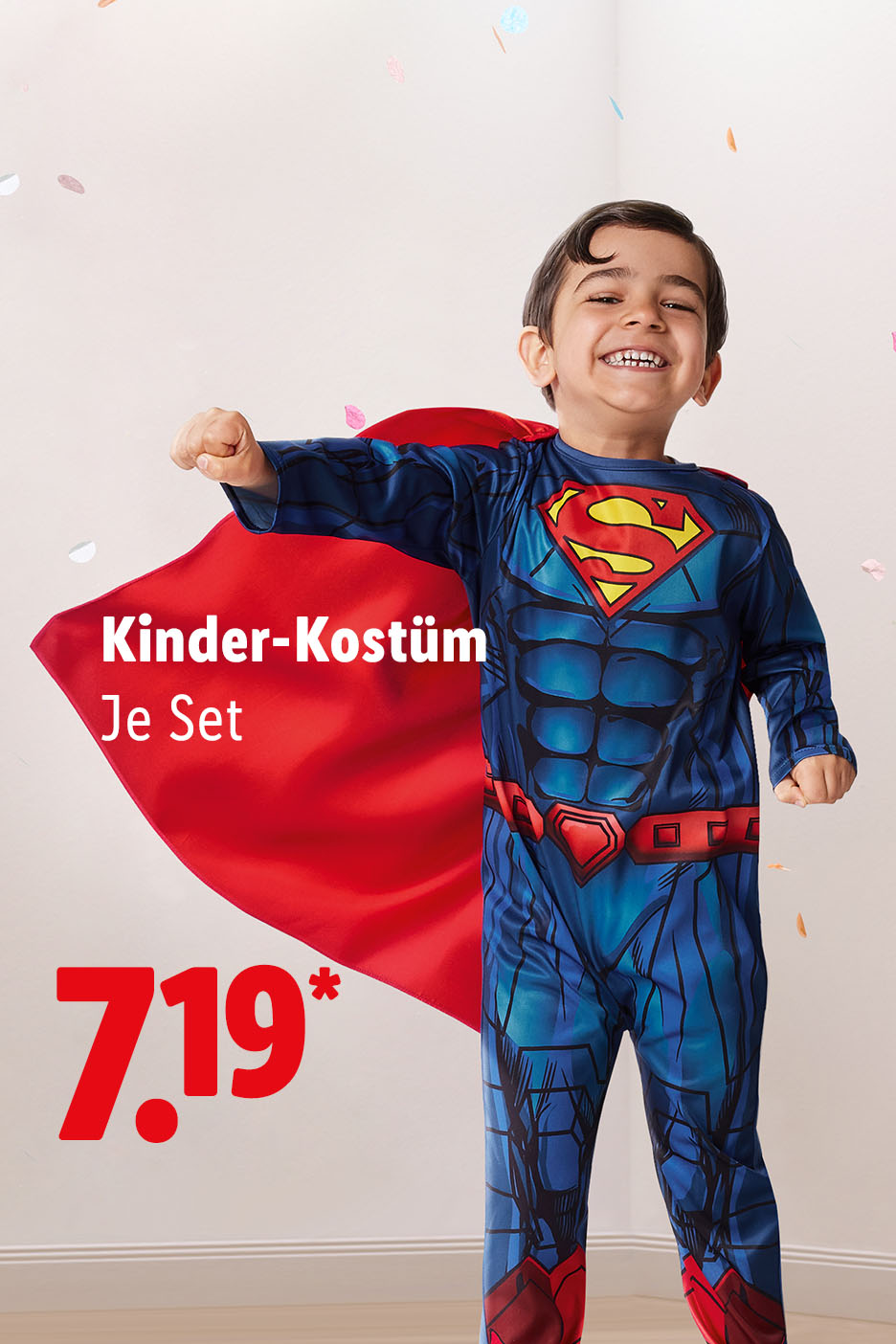 Kinder-Kostüm, Je Set mit einem Angebot von 7.19.