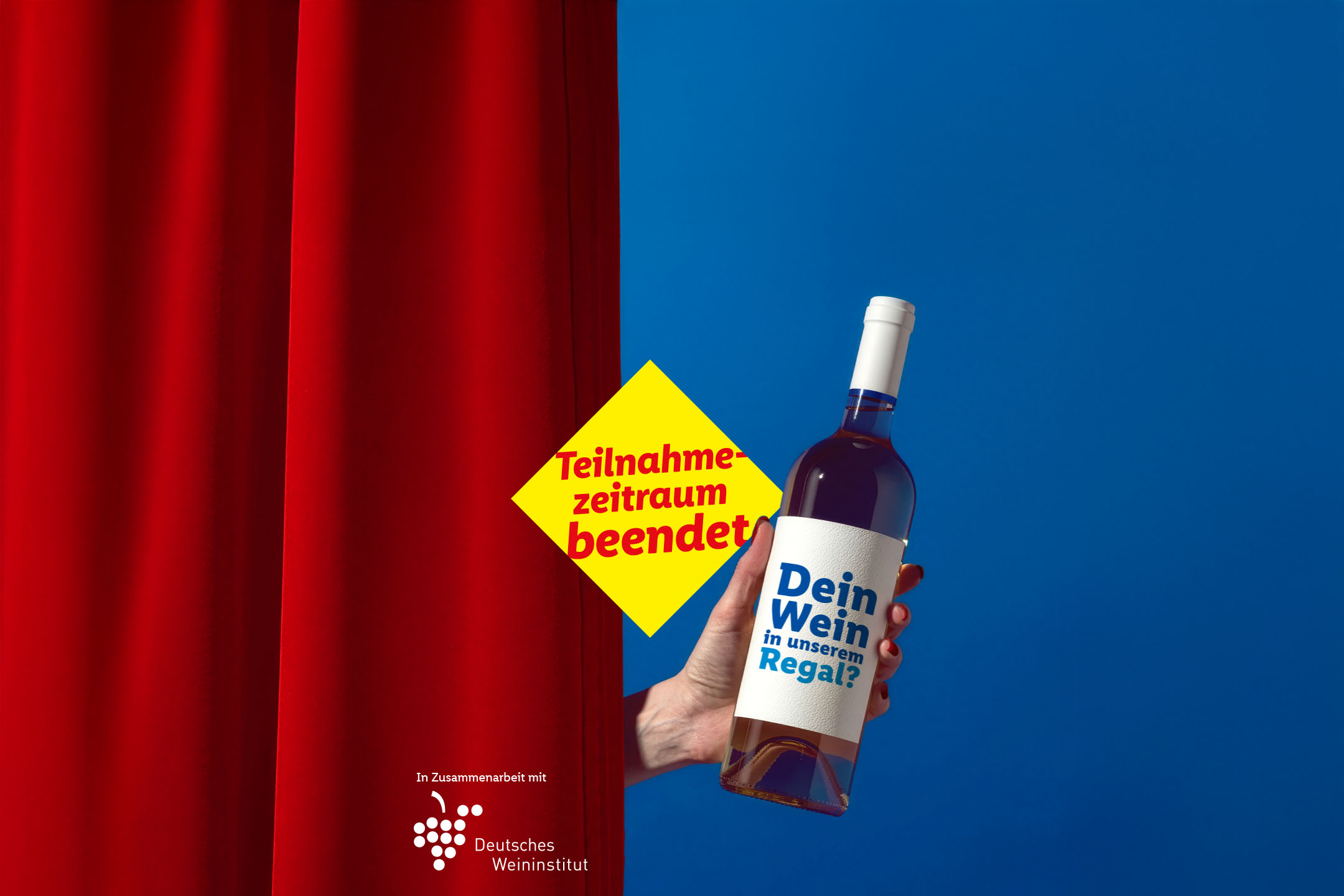 Dein Wein in unserem Regal? Teilnahmezeitraum beendet. In Zusammenarbeit mit dem Deutschen Weininstitut.