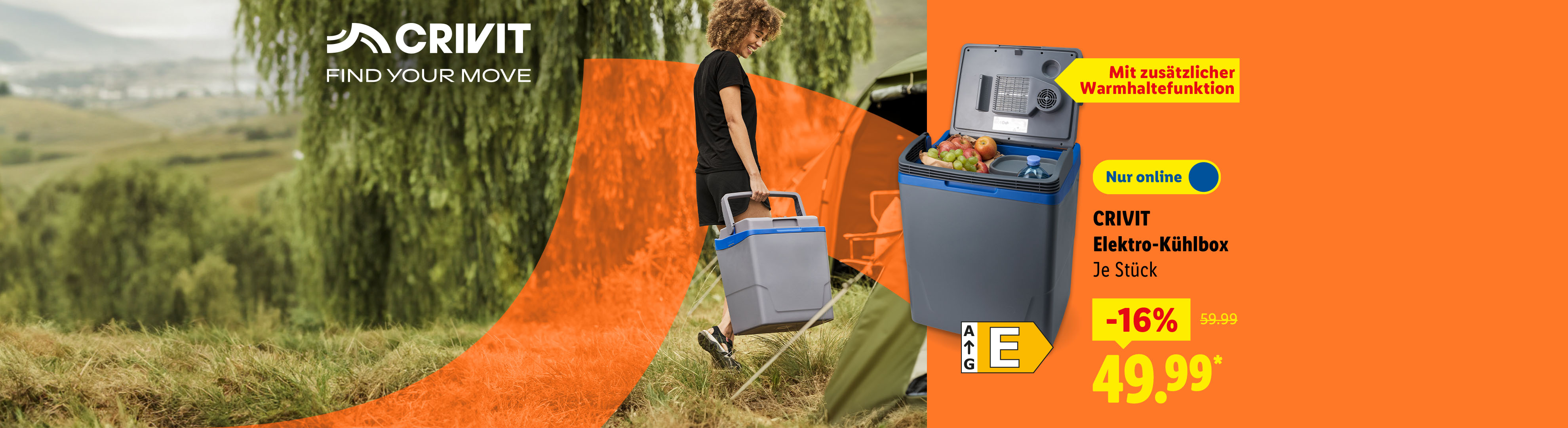 Extra dicke Isolierwände: CRIVIT Elektro-Kühlbox, mit zusätzlicher Warmhaltefunktion, je Stück -16% günstiger nur online für 49.99€* Sofort kaufen.