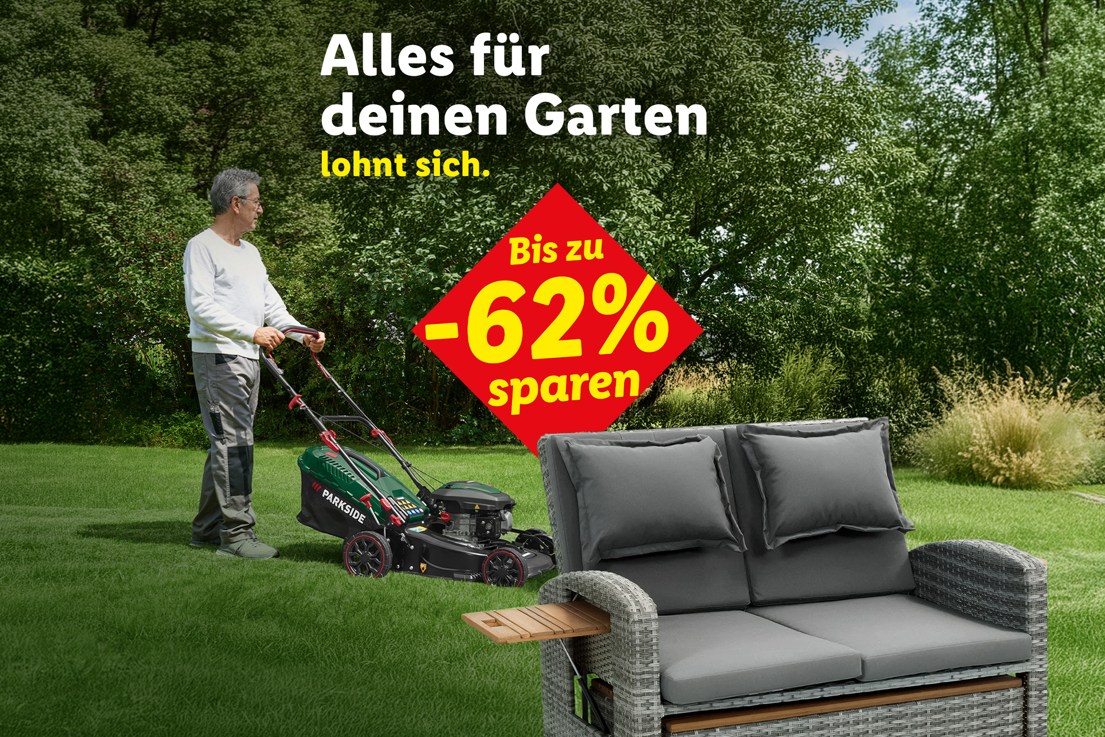 Alles für deinen Garten lohnt sich. Bis zu -62% sparen. Jetzt Garten-Highlights sichern. Nur online.