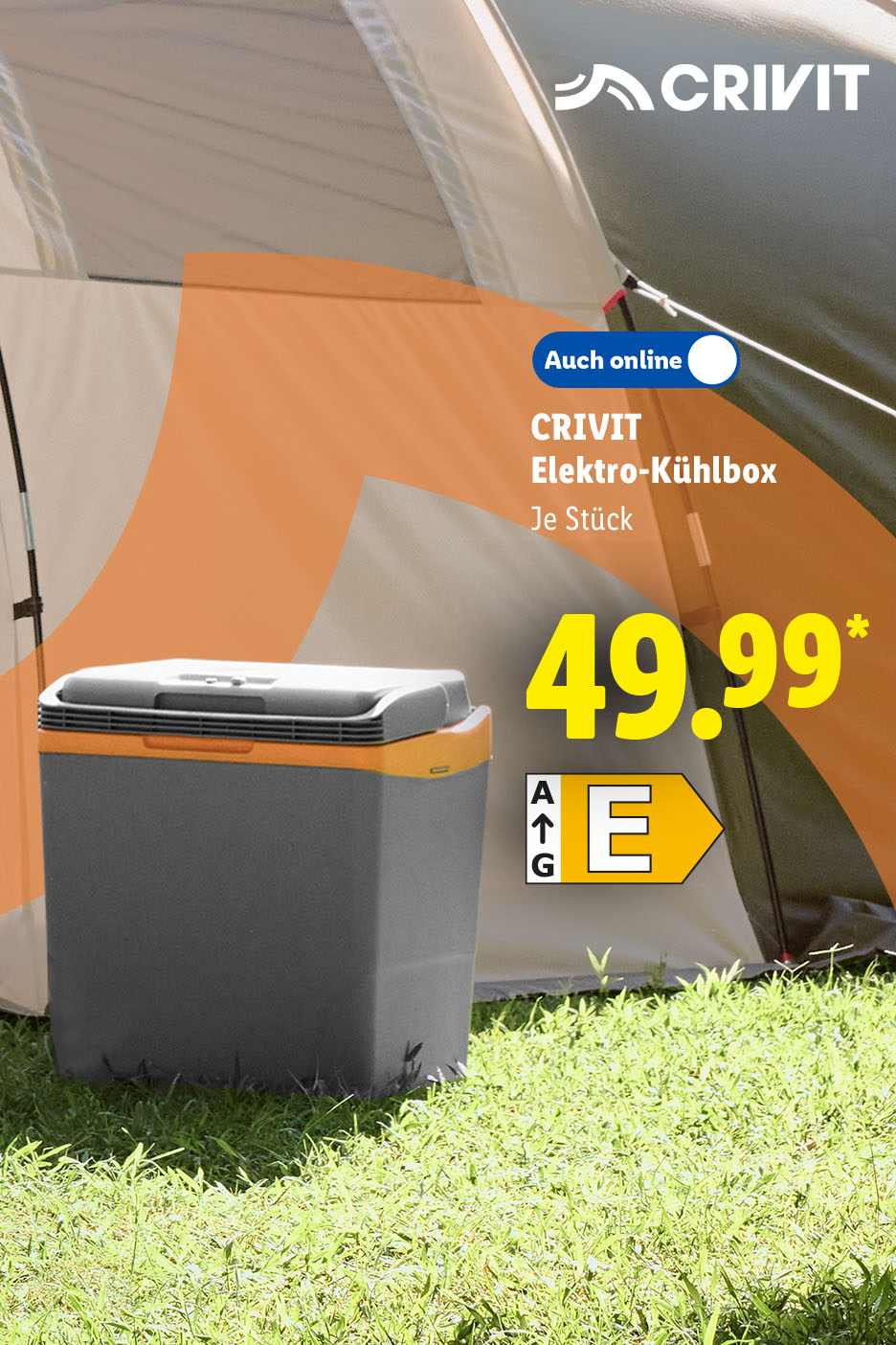CRIVIT Elektro-Kühlbox, je Stück, auch online für 49.99 €*.