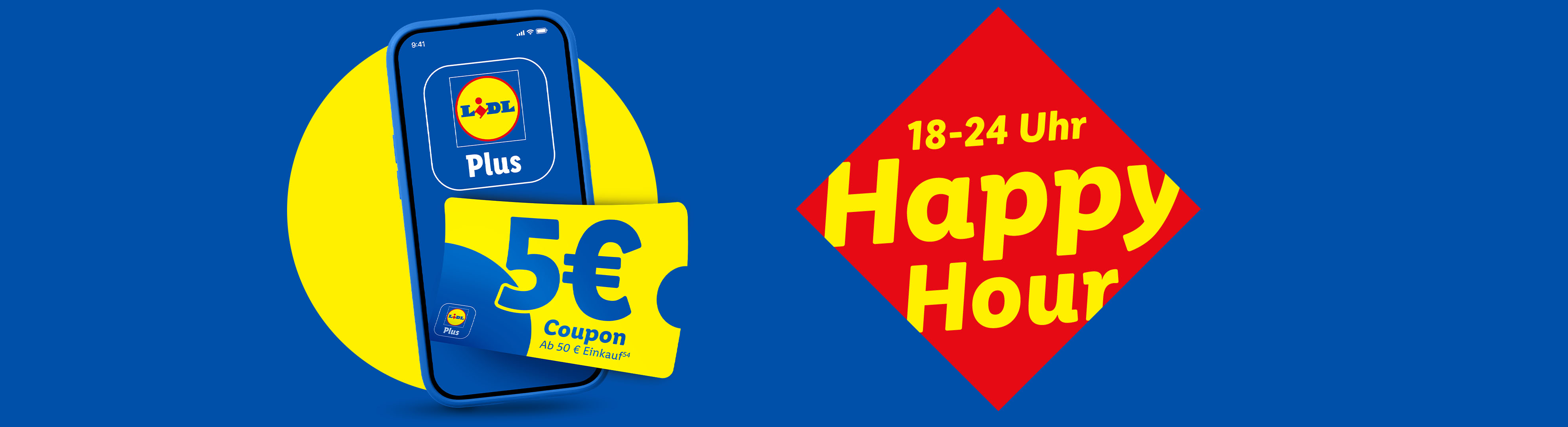 Happy Hour Angebot von 18-24 Uhr: Spare jetzt mit Lidl Plus 5€ ab 50€ Einkauf (54)