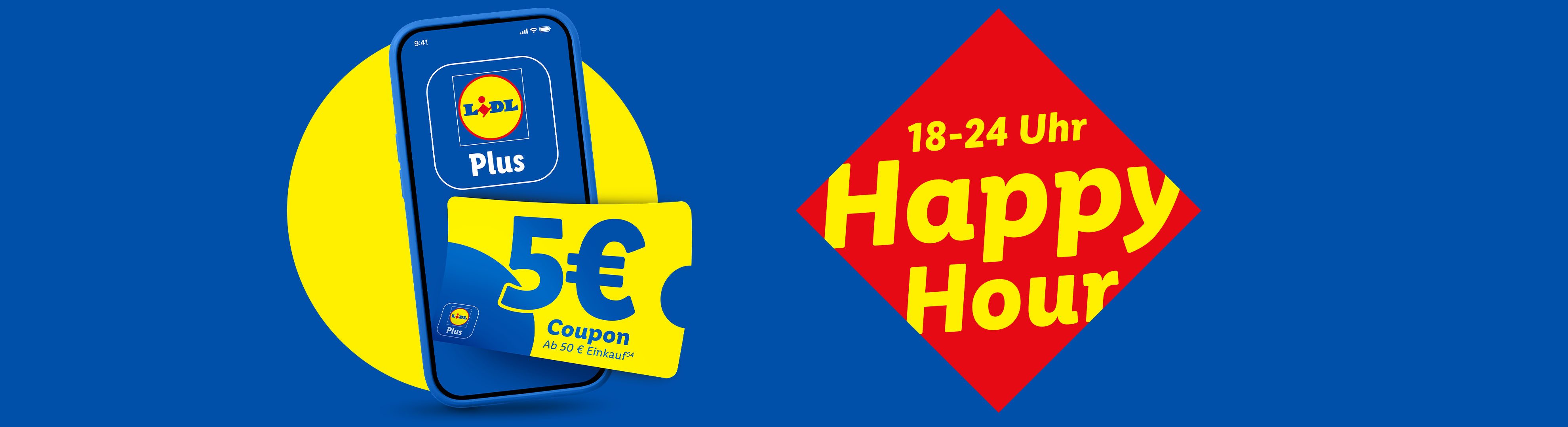 Happy Hour Angebot von 18-24 Uhr: Spare jetzt mit Lidl Plus 5€ ab 50€ Einkauf (54)