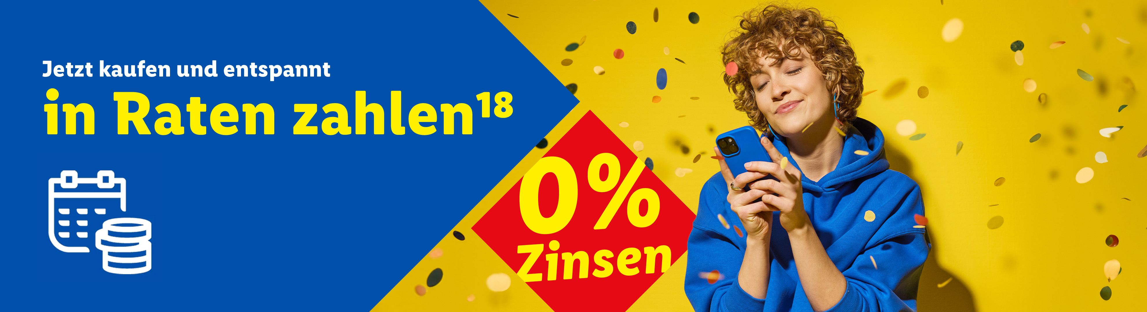 Jetzt kaufen und entspannt in Raten zahlen mit 0% Zinsen.