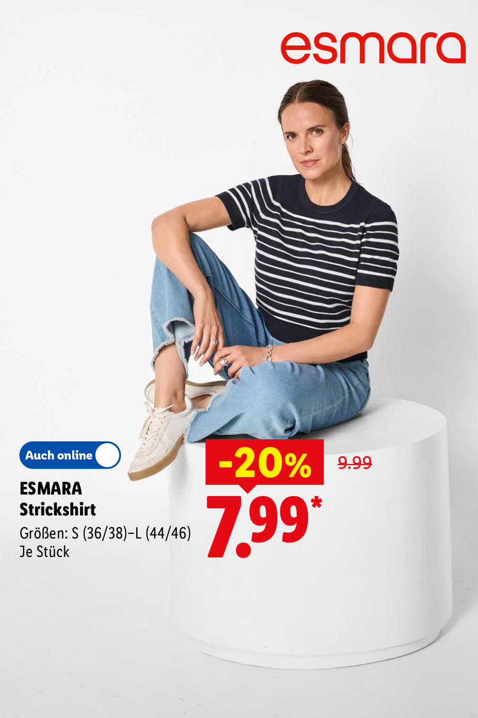ESMARA Strickshirt, auch online, je Stück -20% für 7.99 €*.