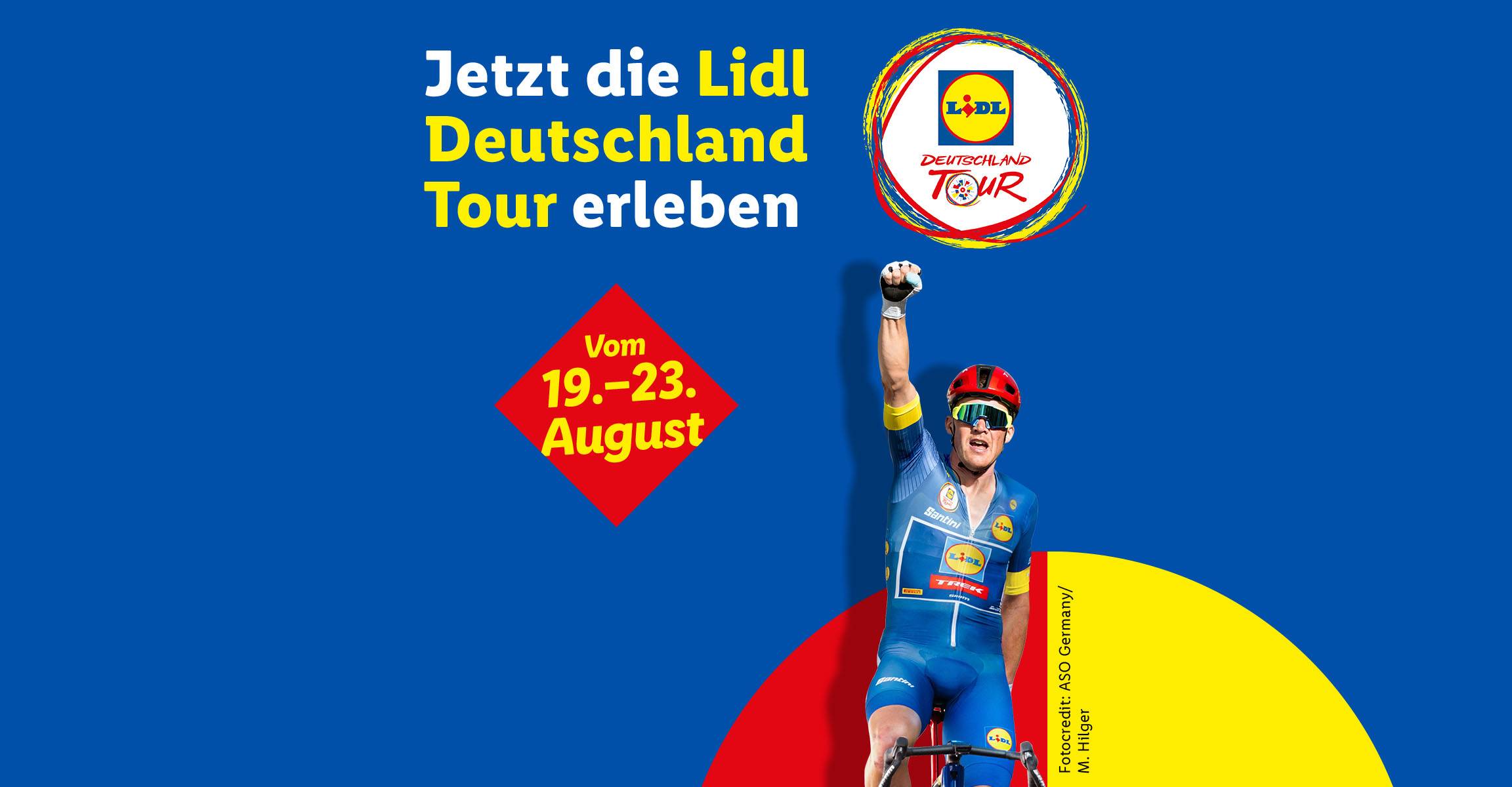 Jetzt die Lidl Deutschland Tour erleben. Vom 19.–23. August. Fotocredit: ASO Germany/M. Hilger