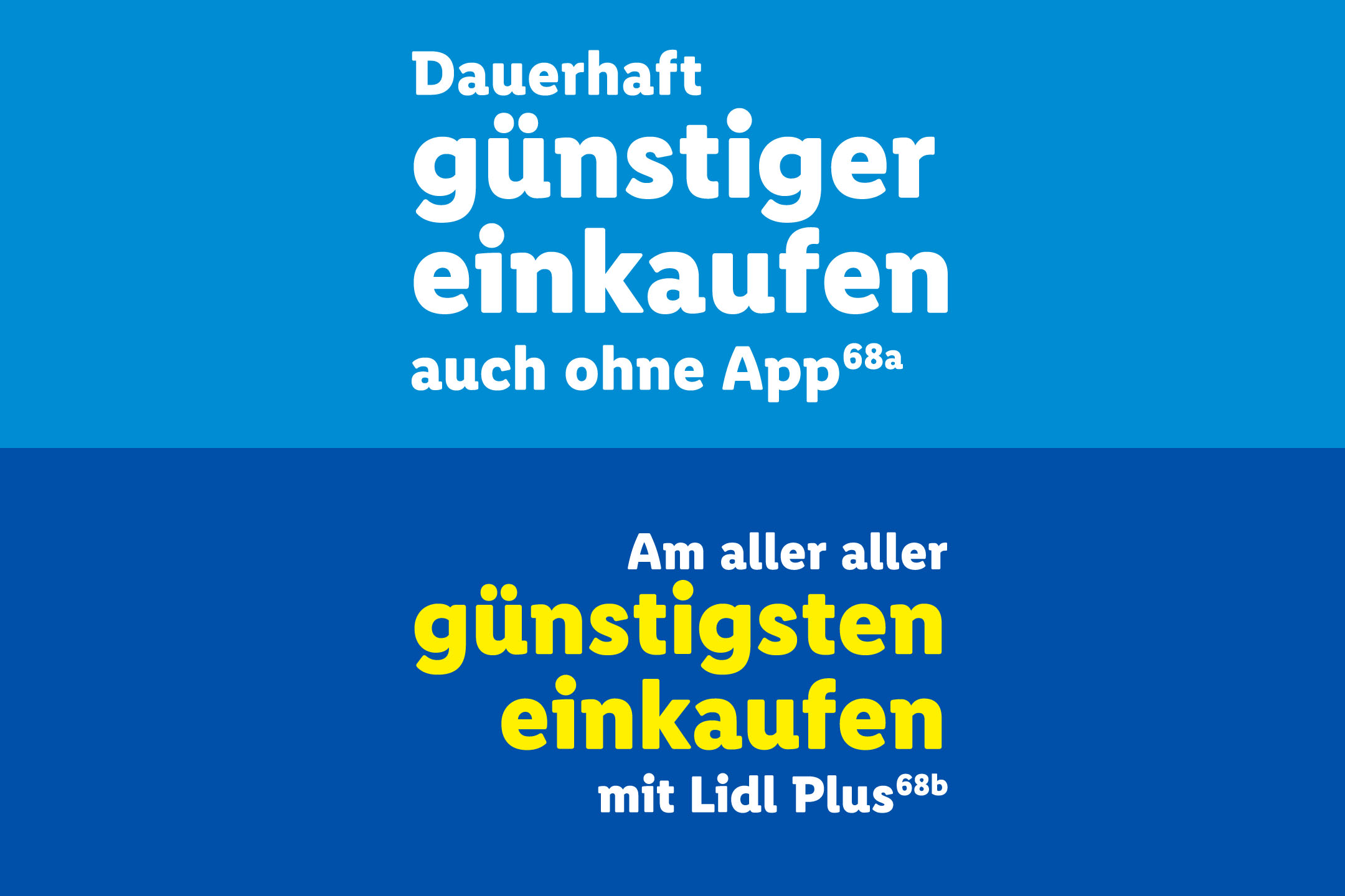 Dauerhaft günstiger einkaufen auch ohne App (68a) – Am aller aller günstigsten einkaufen mit Lidl Plus (68b)
