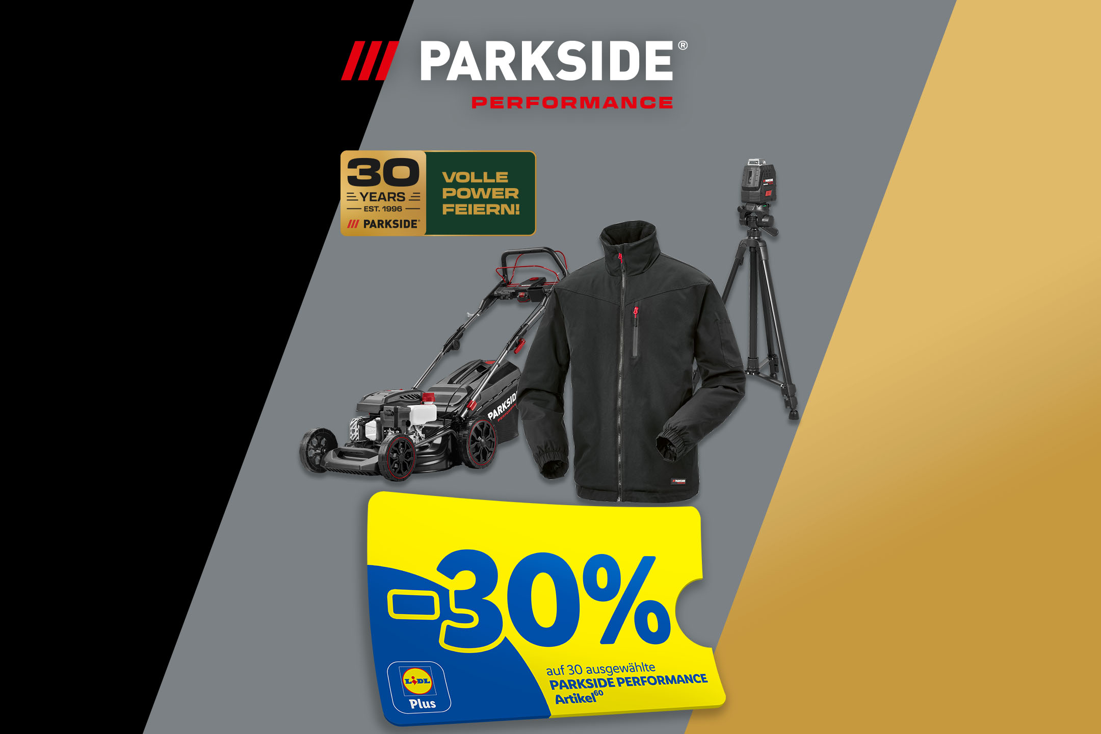 Mit Lidl Plus -30% auf 30 ausgewählte PARKSIDE PERFORMANCE Artikel (60)