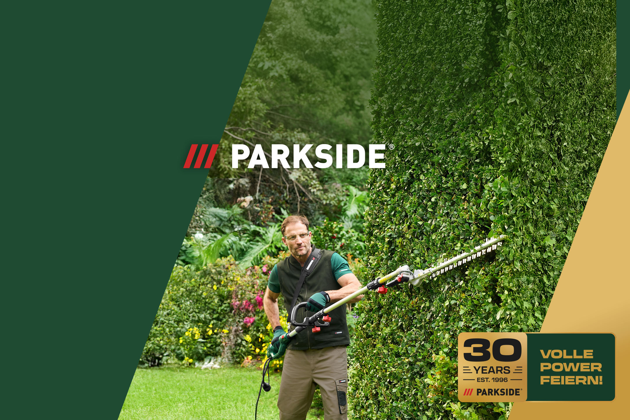 KI-generiert: PARKSIDE – Du packst das! 30 Jahre volle Power feiern!