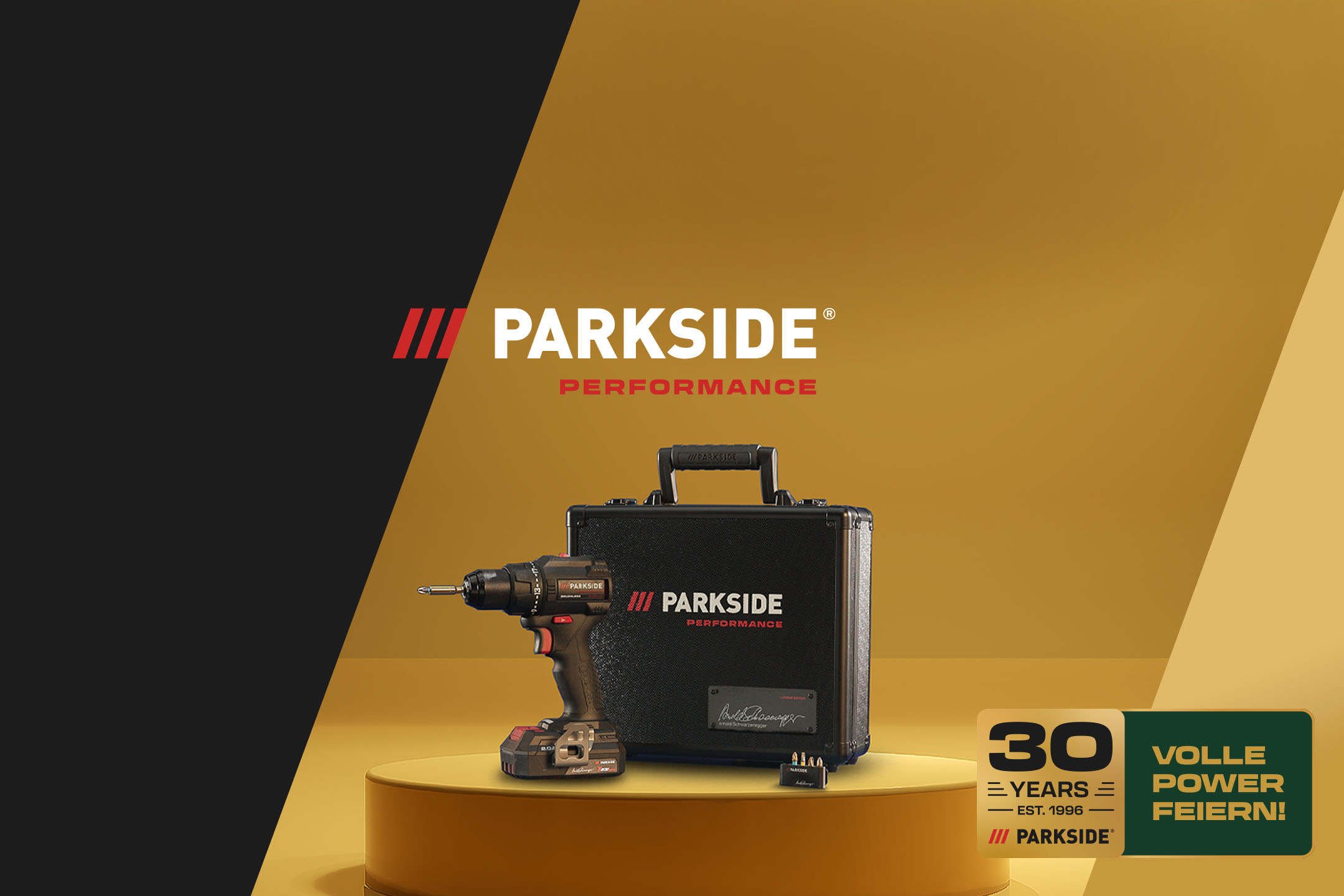 PARKSIDE PERFORMANCE: Du packst das! PARKSIDE – Established 1996: 30 Jahre volle Power feiern!