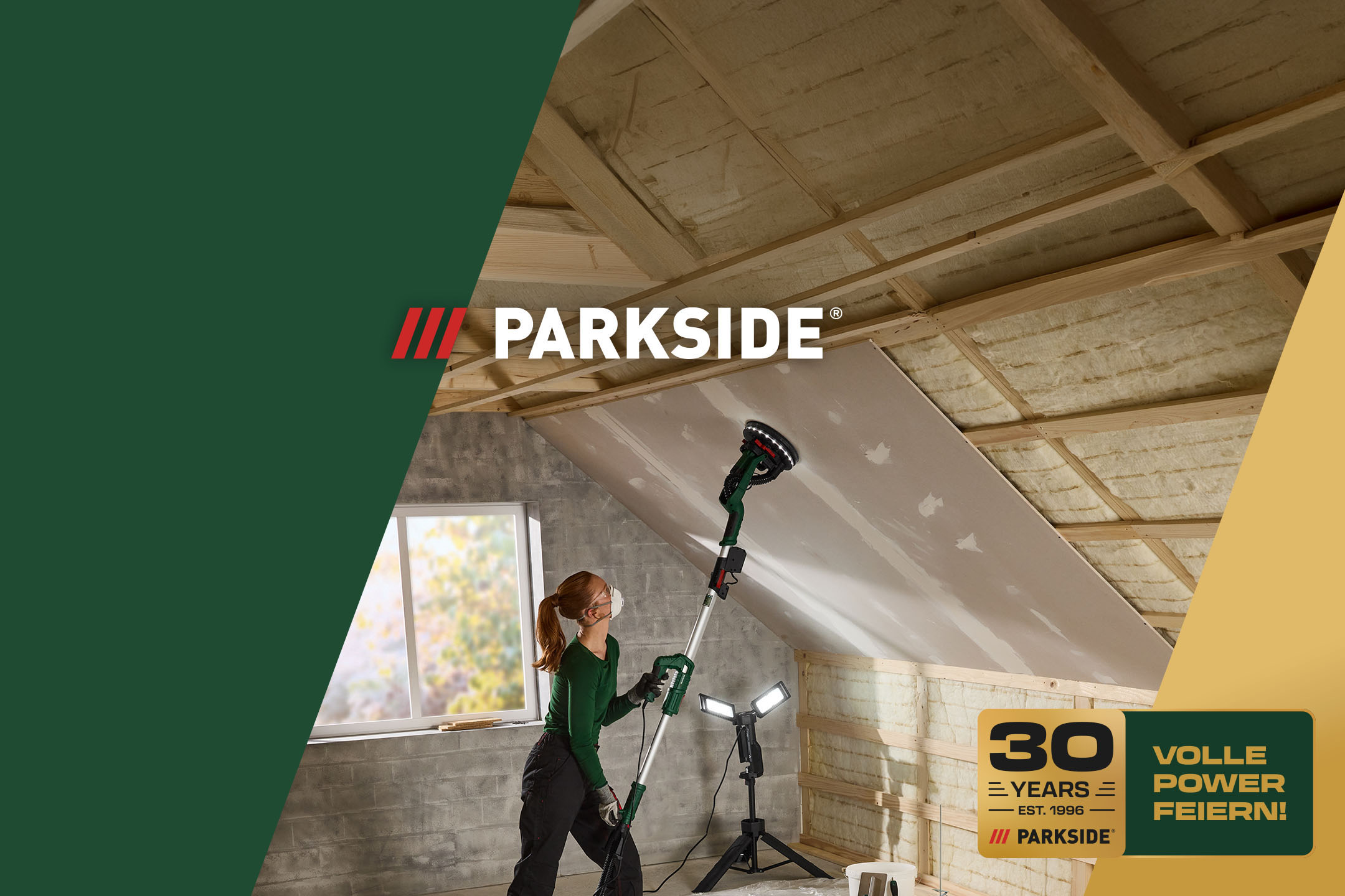 AI-generiert: PARKSIDE: Du packst das! PARKSIDE – Established 1996: 30 Jahre volle Power feiern!