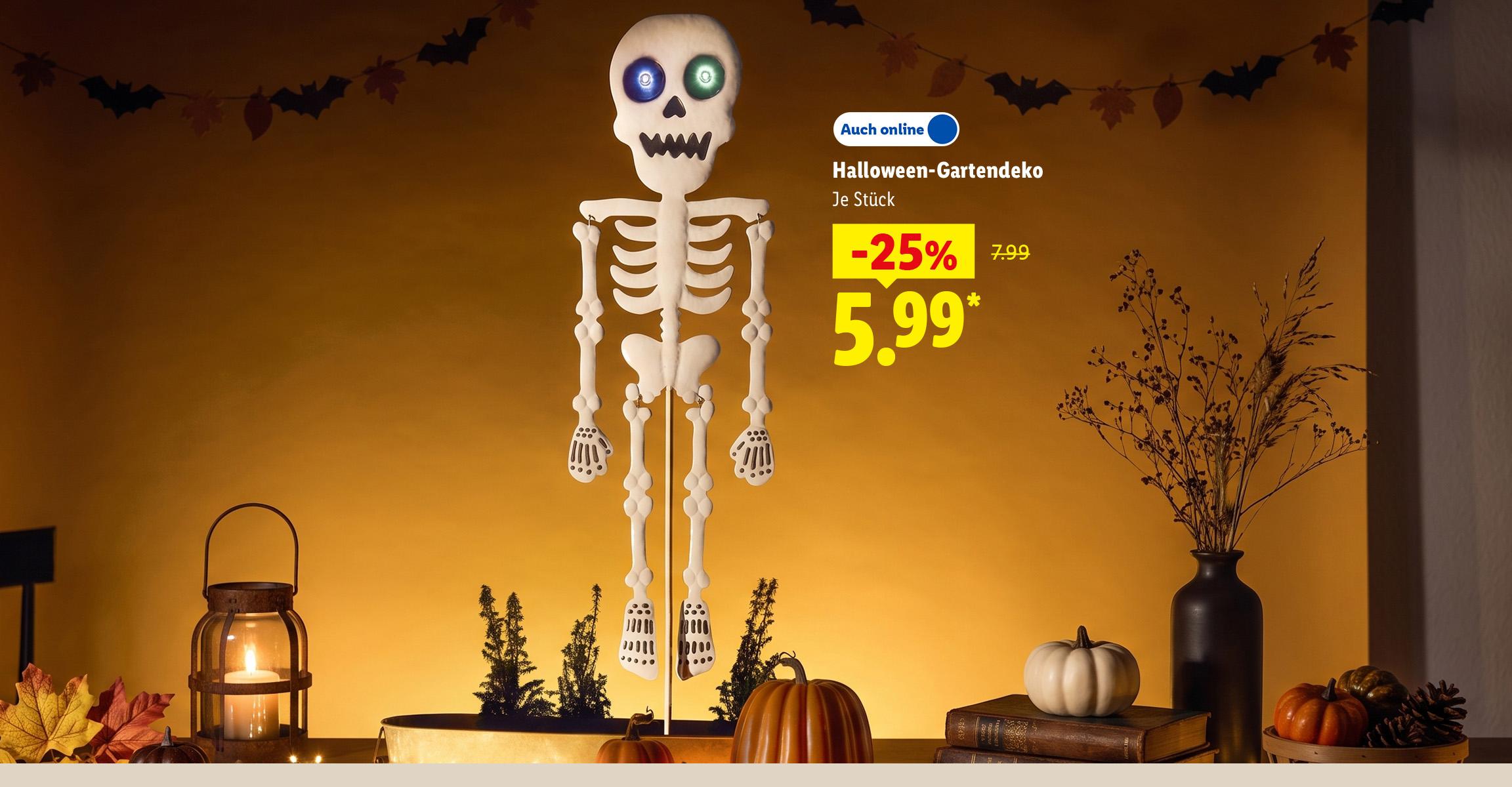AI-generiert: Halloween-Gartendeko, Je Stück -25% günstiger, Auch online für 5.99 €*
