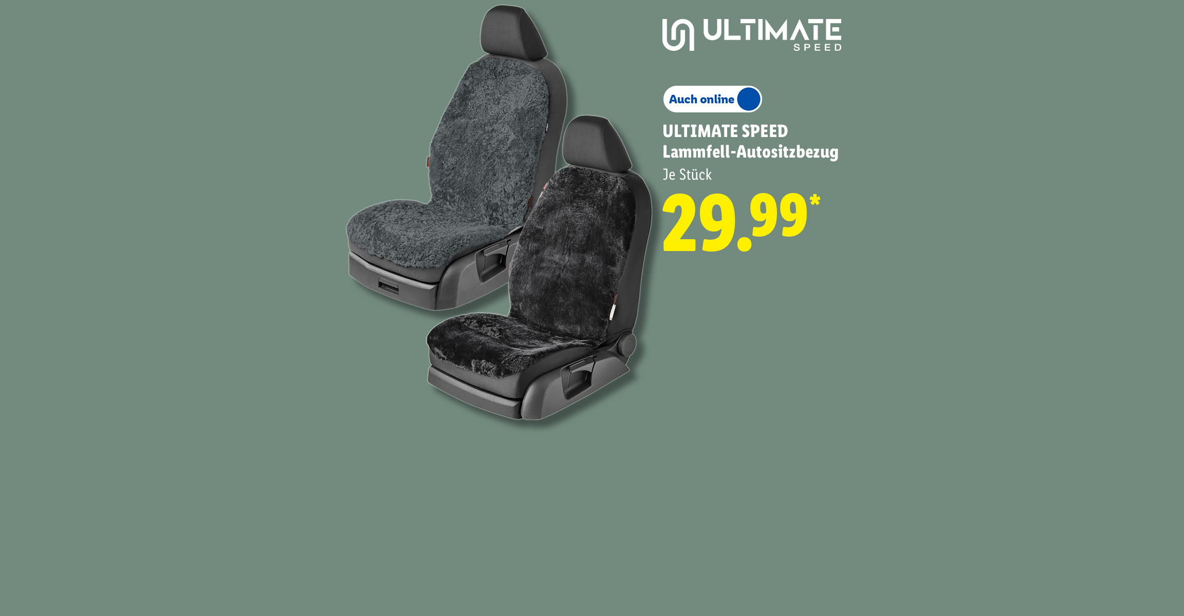 ULTIMATE SPEED Lammfell-Autositzbezug, Aus echtem Lammfell, je Stück, auch online für 29.99 €*.