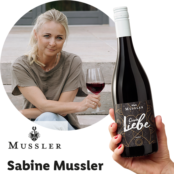 Rotwein-Cuvée “Cuvée-Liebe” von Sabine Mussler von Sabine Mussler Weine